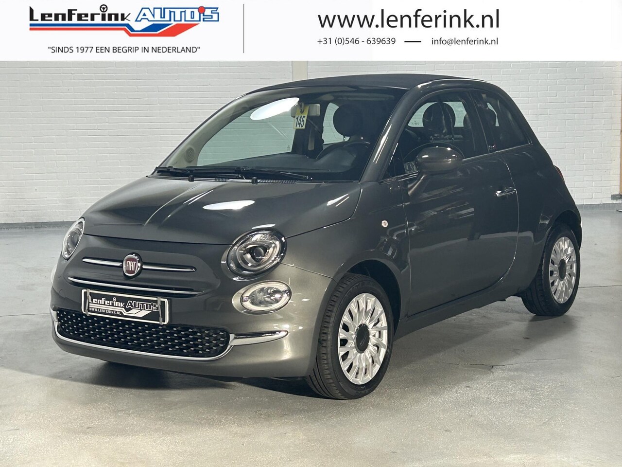 Fiat 500 C - 1.2 Lounge Navi full map Cruise U-connect 1e Eigenaar NAP - AutoWereld.nl