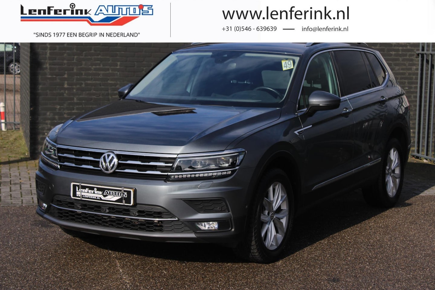 Volkswagen Tiguan Allspace - 2.0 TDI 150 pk GRIJS KENTEKEN 360 Camera, Navi, HUD, LED Koplampen, Parkeerhulp - AutoWereld.nl