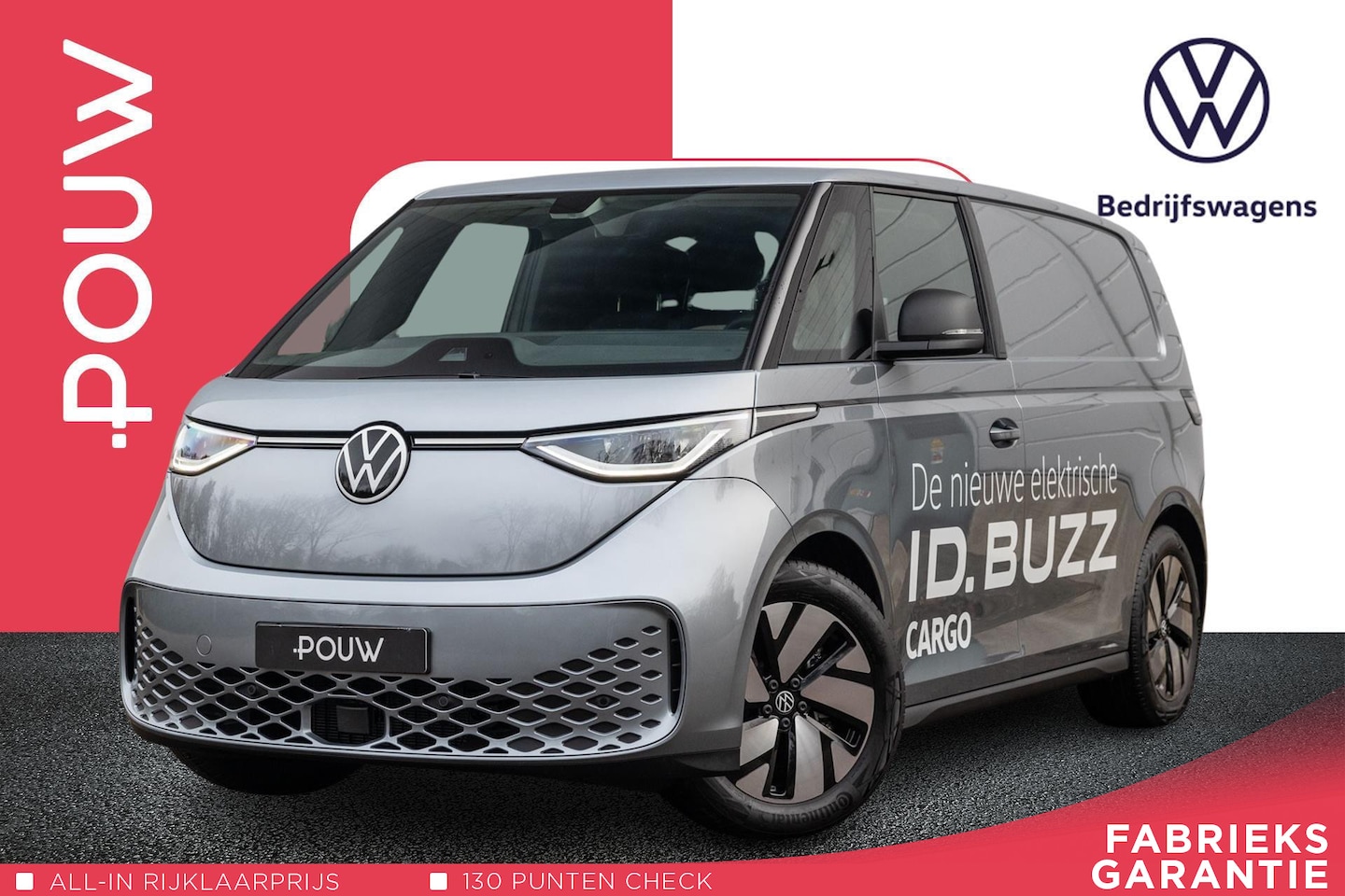 Volkswagen ID. Buzz Cargo - L1H1 204pk 77 kWh | Trekhaak Uitklapbaar | Achteruitrijcamera - AutoWereld.nl