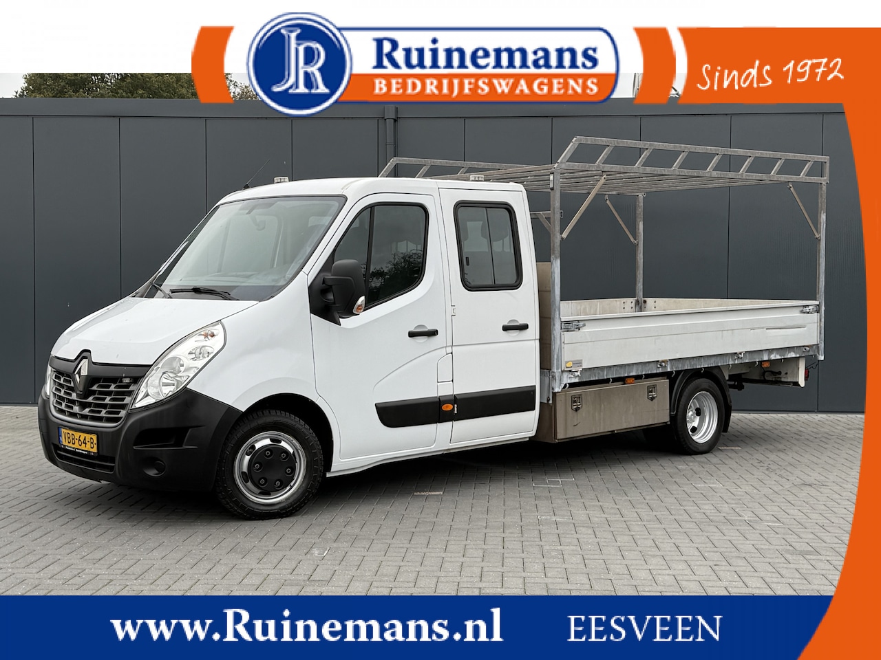 Renault Master - 2.3 DCI 131 PK L3 MAXI / PICK UP / UNIEK 22.842 KM !! / DUBBELE CABINE / EXTRA LANG / DUBB - AutoWereld.nl