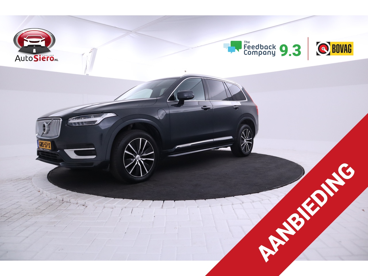 Volvo XC90 - 2.0 T8 Recharge AWD Inscription Stuur/Stoelverwarming, Leder, Camera, 7 PERSOONS - AutoWereld.nl