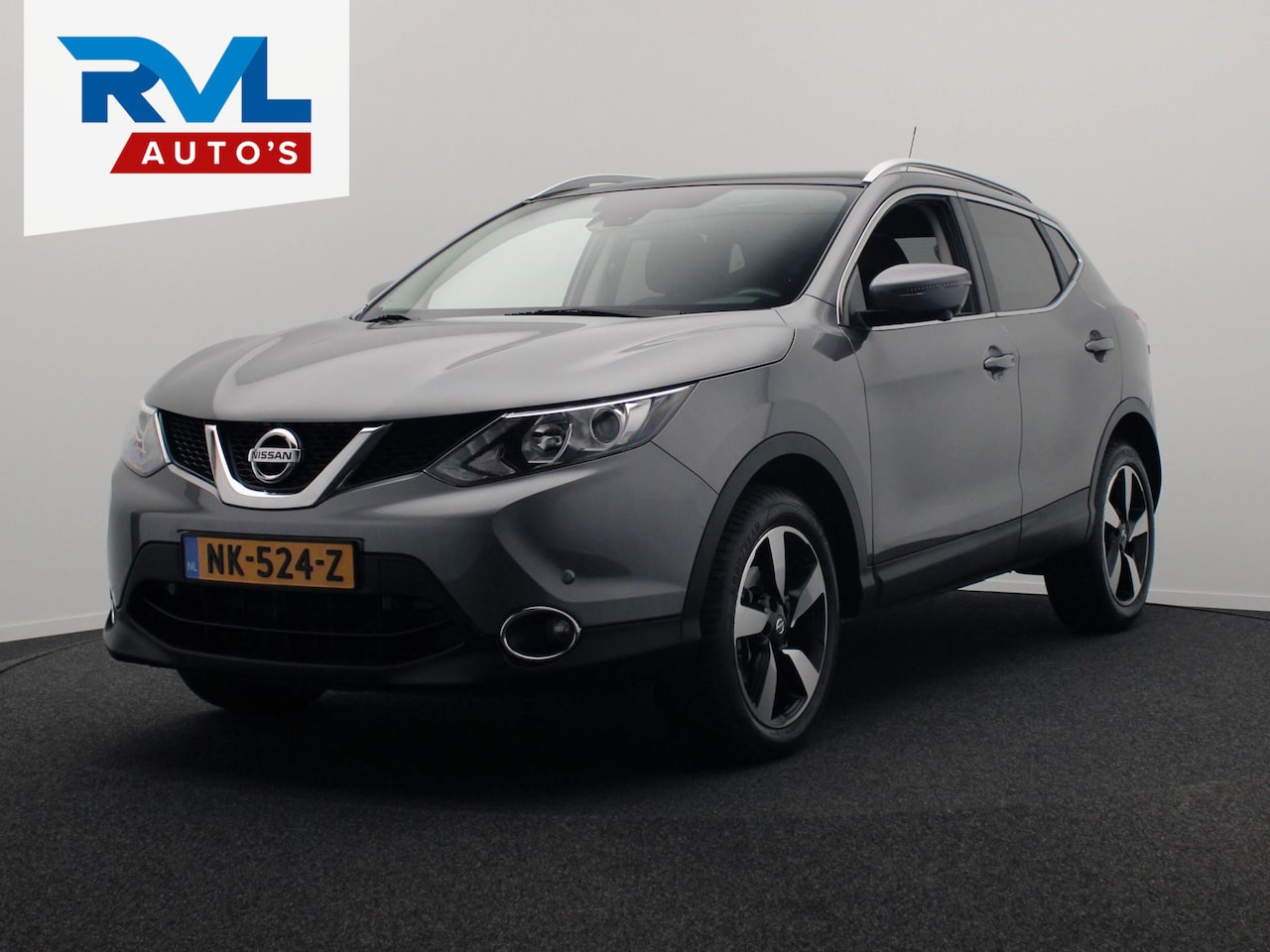 Nissan Qashqai - 1.2 N-Connecta Panorama-dak 360° Camera Trekhaak Navigatie Climate-control * Orgineel Nede - AutoWereld.nl