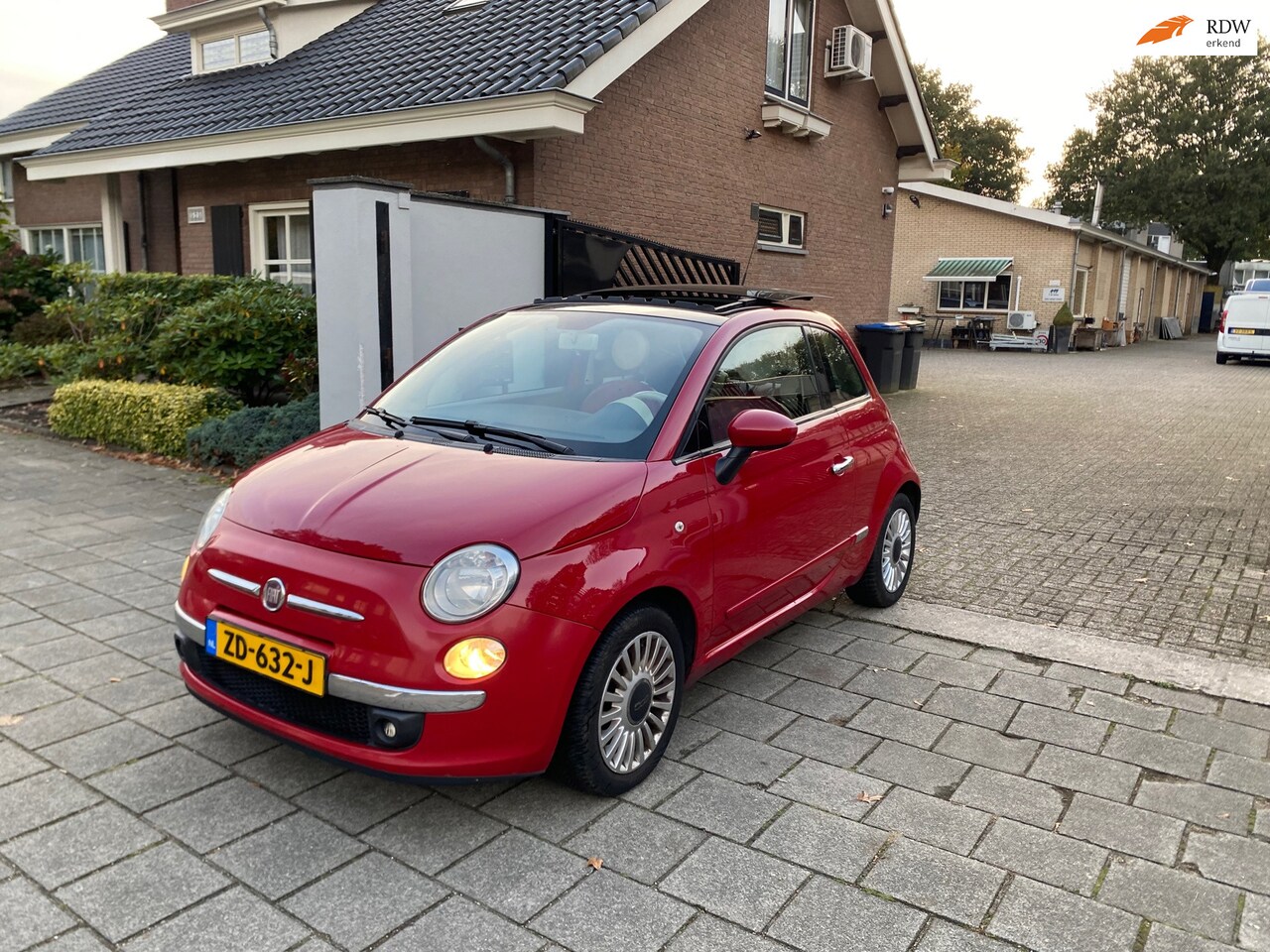 Fiat 500 - 1.2 Rosa - 2010 - PANO/Open Dak - AutoWereld.nl