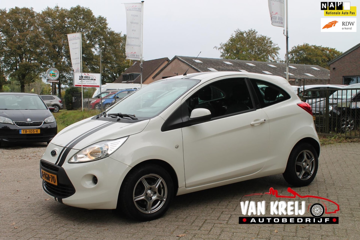 Ford Ka - 1.2 Style start/stop 1.2 Style start/stop, Airco, Stoelverw. 106529km+Nap - AutoWereld.nl