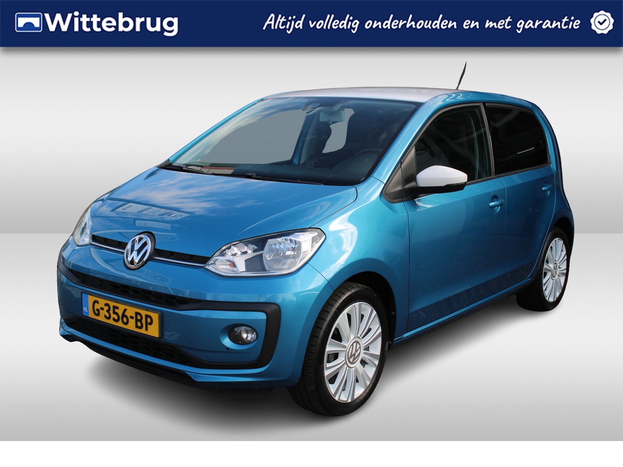 Volkswagen Up! - 1.0 BMT 60pk high up! / Stoelverwarming / Cruise Control / Camera / Clima / 16" LMV - AutoWereld.nl