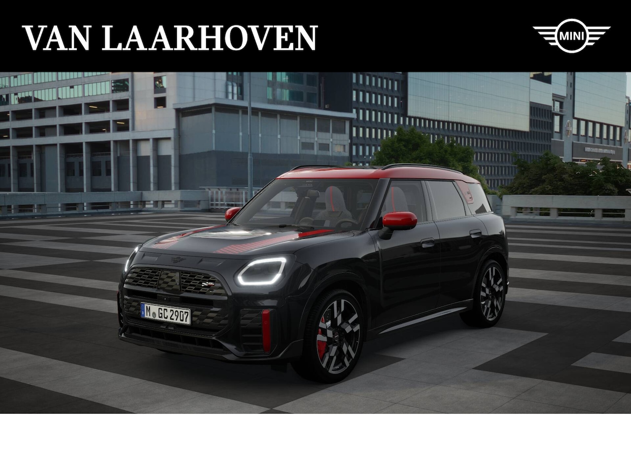 MINI Countryman - JCW ALL4 Automaat / JCW / Pakket XL / 20" John Cooper Works Flag Spoke 2-tone - AutoWereld.nl