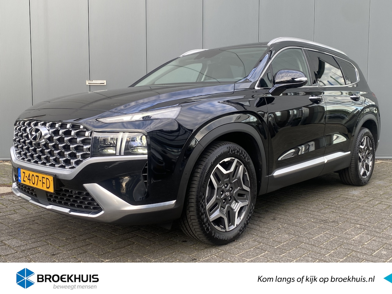 Hyundai Santa Fe - PHEV 265pk 7-Zits Premium Sky 4WD automaat | Leder | Climate | Keyless | Navigatie | Full - AutoWereld.nl