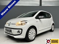 Volkswagen Up! - 1.0 high up White Up 75pk|Leder|Navi|Cruise|PDC