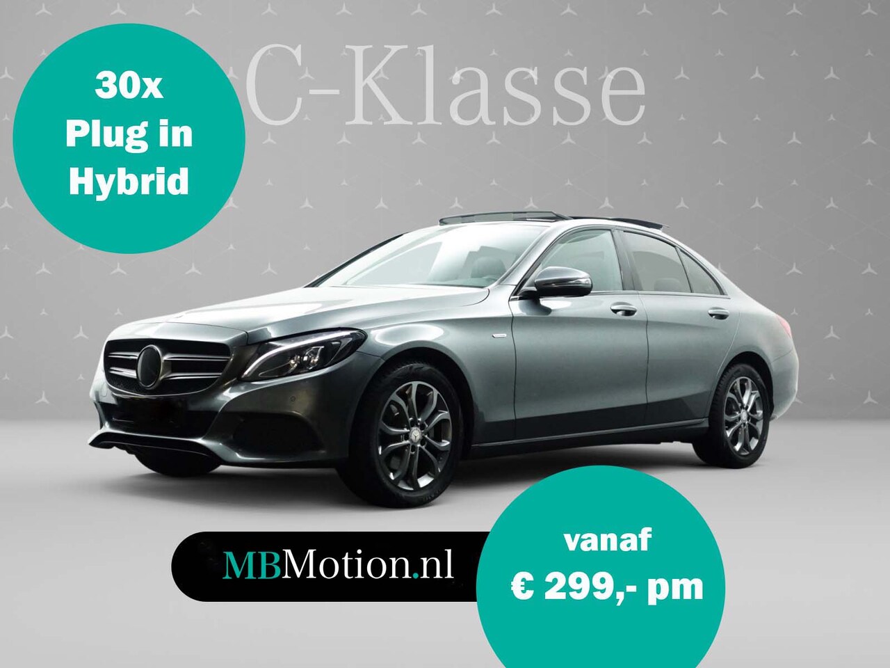 Mercedes-Benz C-klasse - 350 e Plug in Hybrid AMG line Aut- 30x vanaf € 299,- per maand ! - AutoWereld.nl