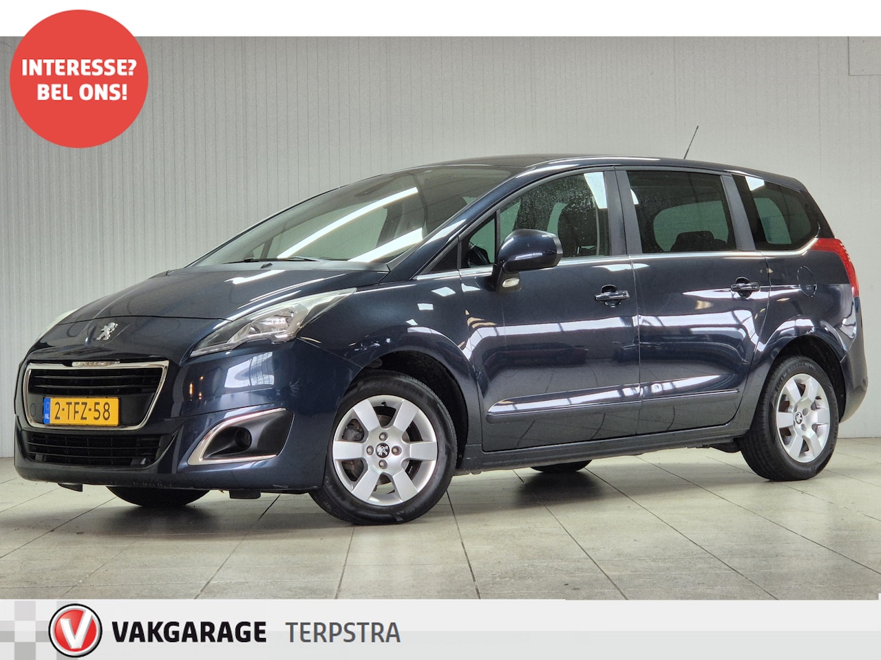 Peugeot 5008 - 1.6 e-HDi Blue Lease 5p./ DB SET V.V 217.000KM!/ Automaat!/ Trekhaak/ Navi/ Clima/ Cruise/ - AutoWereld.nl