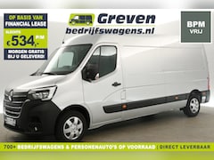 Renault Master - T35 2.3 dCi 135 L3H2 BPM Vrij | Airco Cruise Camera Navigatie PDC 3 Persoons LED Trekhaak