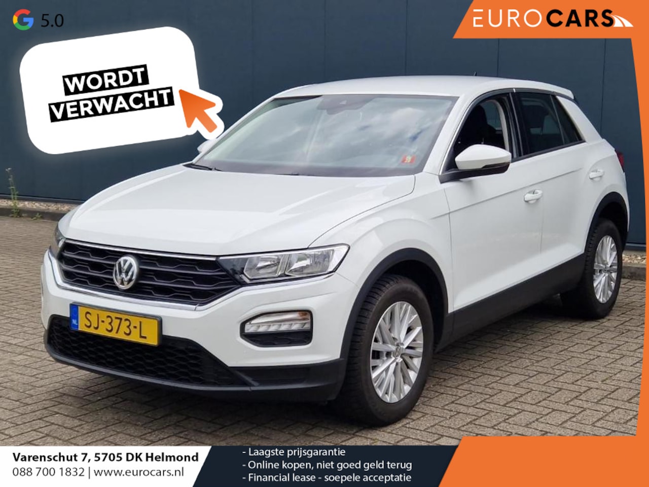 Volkswagen T-Roc - 1.0 TSI Style Airco Bluetooth 16" LM Velgen Lane Assist NL Auto NAP APK 01-2026 - AutoWereld.nl