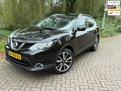 Nissan Qashqai - 1.2 Tekna 2 Eig. 116000 km b.j. 6-2014 Leer, Panodak, 19 "lm , trekhaak