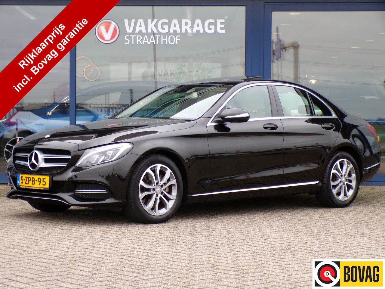 Mercedes-Benz C-klasse - 200 Prestige 200 Prestige, Automaat / Leder / Camera 360 / LED / Panoramadak / 17' LMV - AutoWereld.nl