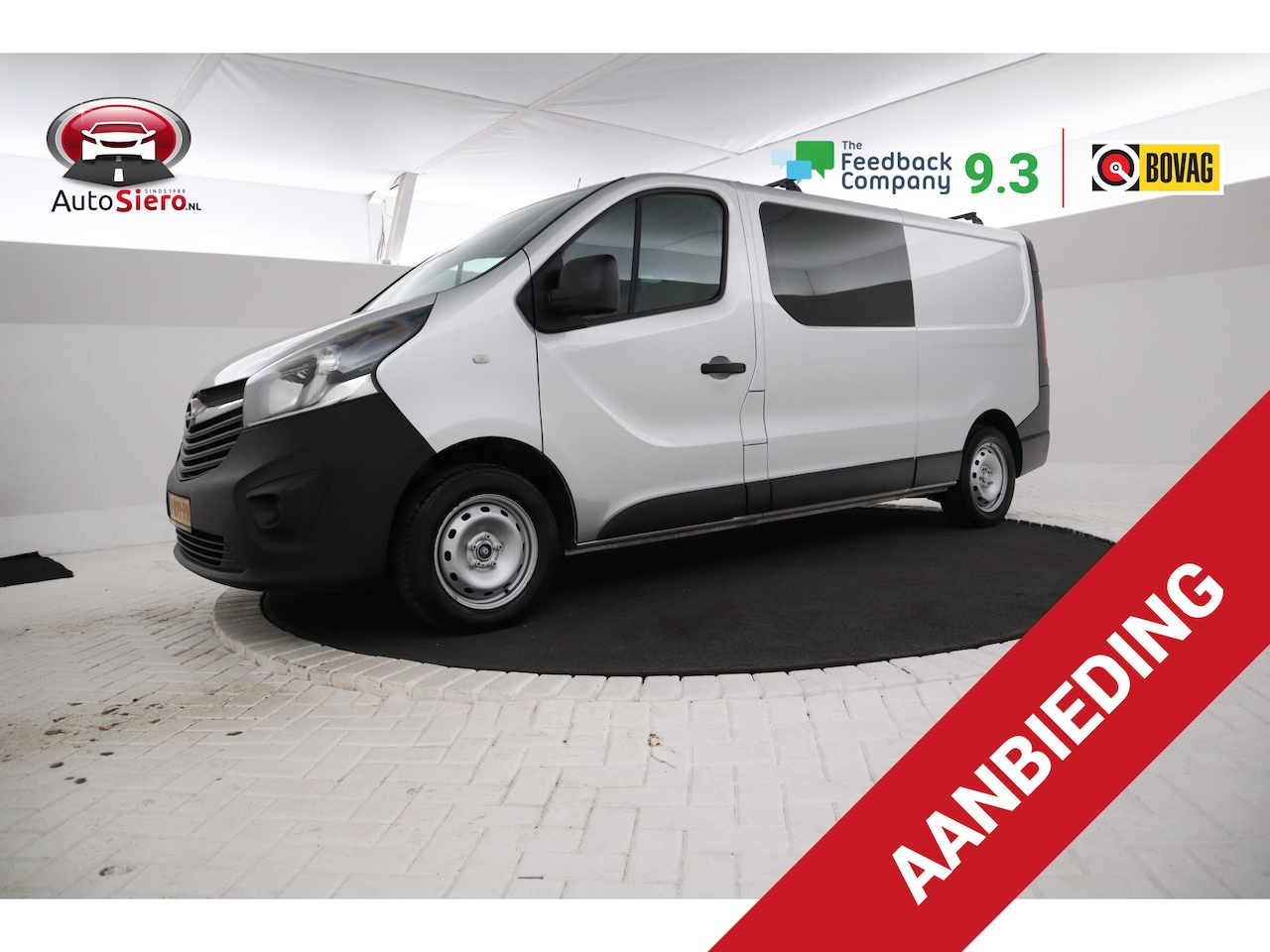 Opel Vivaro - 1.6 CDTI L2H1 DC Edition 6 persoons, Lengte 2, 122pk, navigatie, trekhaak - AutoWereld.nl