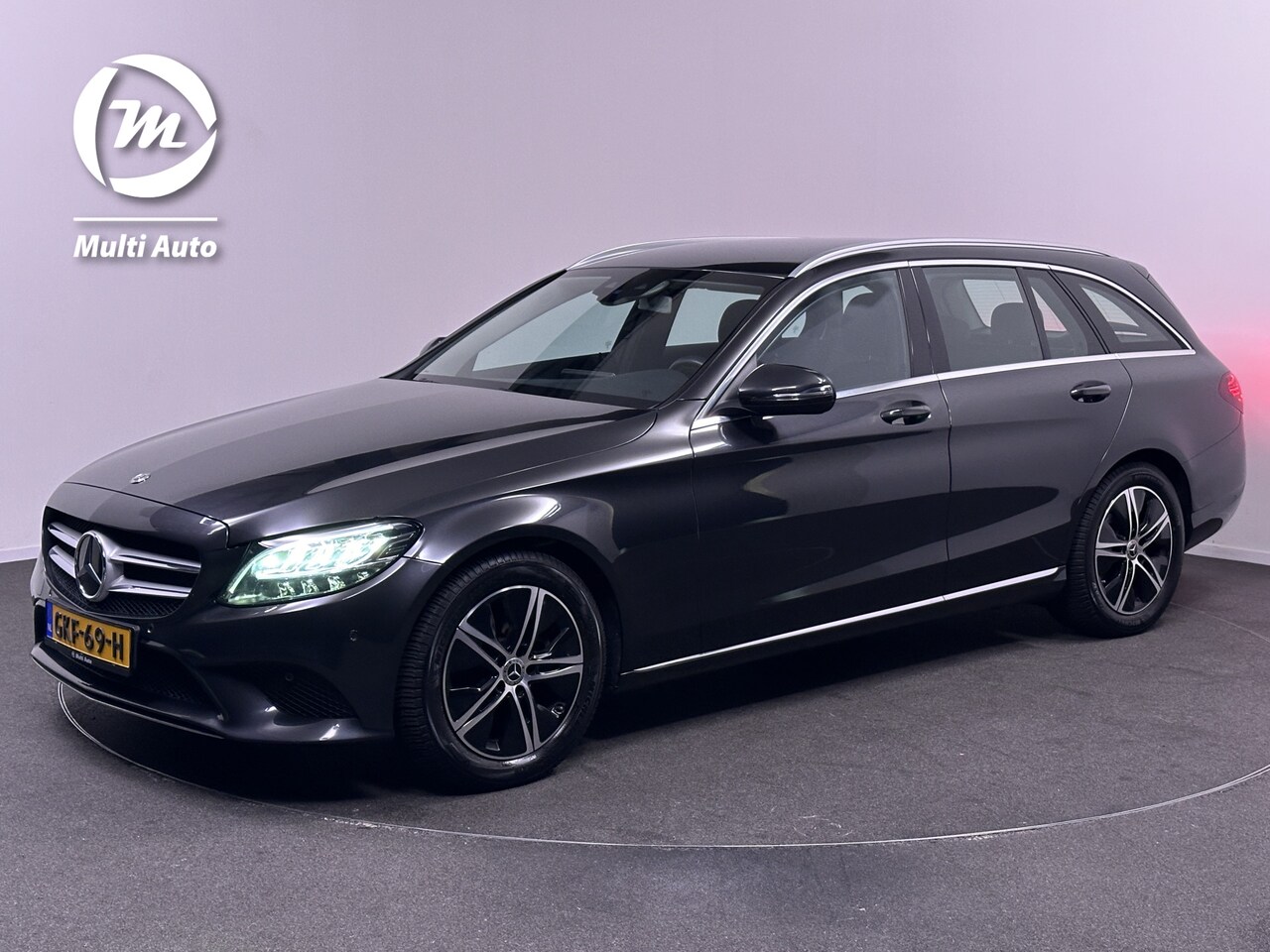 Mercedes-Benz C-klasse Estate - 180 Premium | Carplay | Sfeerverlichting | Navi | DAB | Sportstoelen Verwarmd | Camera | S - AutoWereld.nl