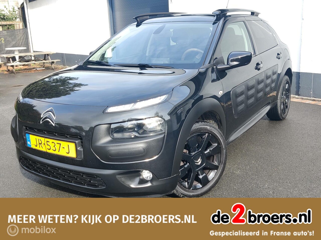 Citroën C4 Cactus - 1.2 Shine One-Tone Black/ Automaat/Panodak - AutoWereld.nl