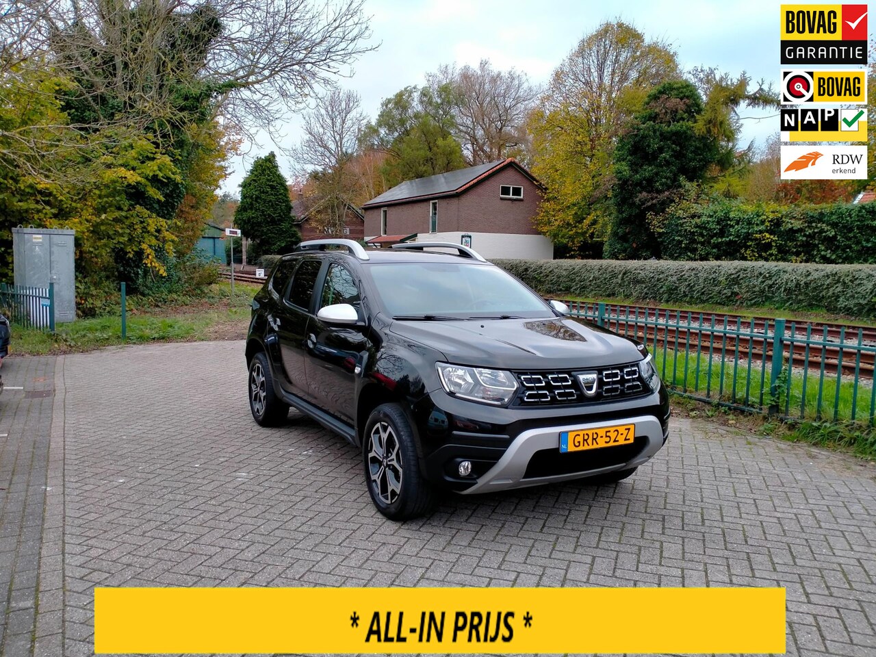 Dacia Duster - 1.3 Tce 4x2 Prestige clima navi Trekhaak 1500kg ALLINPRIJS - AutoWereld.nl