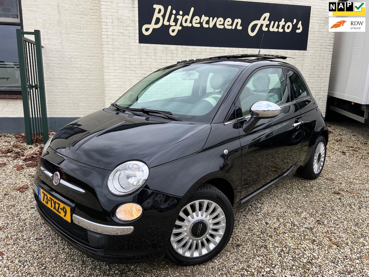 Fiat 500 - 0.9 TwinAir Lounge Org. NL | Schuif / Panoramadak | Airco | LM - AutoWereld.nl