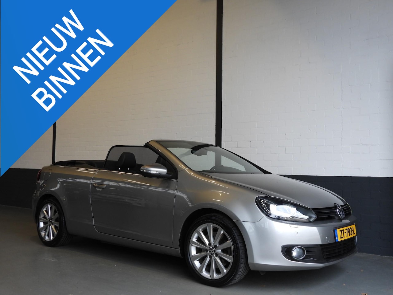 Volkswagen Golf Cabriolet - 1.4 TSI Highline NAVI/LEER/XENON/PDC/17"LMV! - AutoWereld.nl