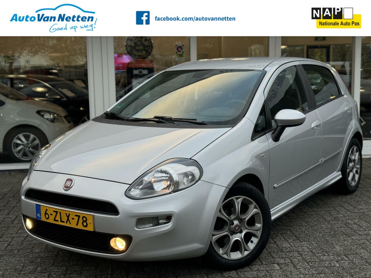 Fiat Punto Evo - 0.9 TwinAir 100pk 6 bak, Lounge, Airco,Cruise,Lmv,Radio/cd - AutoWereld.nl