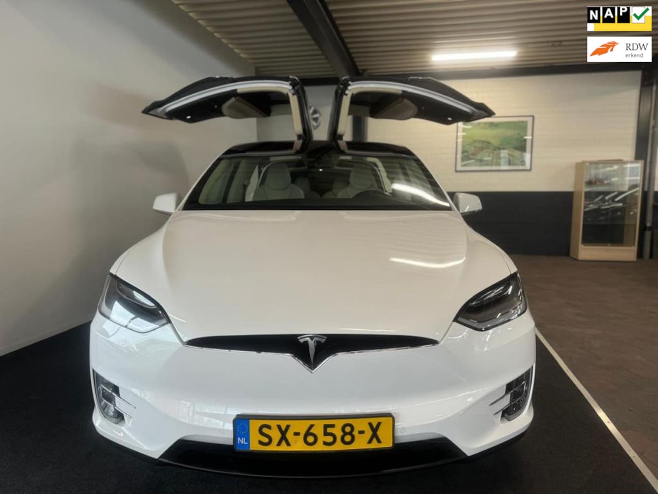 Tesla Model X - 100D (Long Range) 6p te koop-Extra set 22” lichtmetaal velgen – Compleet uitgerust en uits - AutoWereld.nl