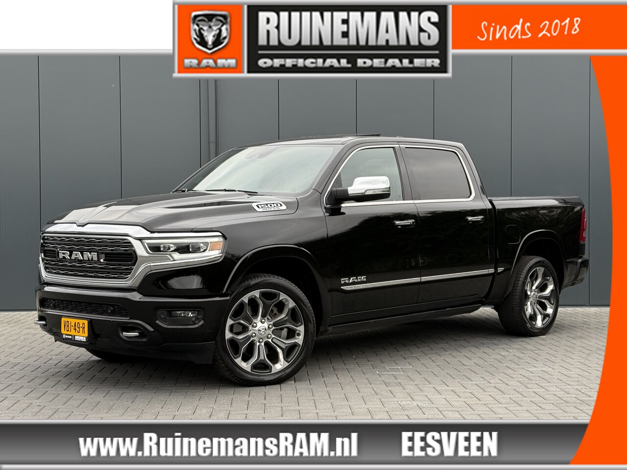 Dodge Ram 1500 - 5.7 V8 HEMI 400 PK / LIMITED / 1e EIG. / LUCHTVERING / ADAPTIVE CRUISE / PANO / CAMERA / B - AutoWereld.nl