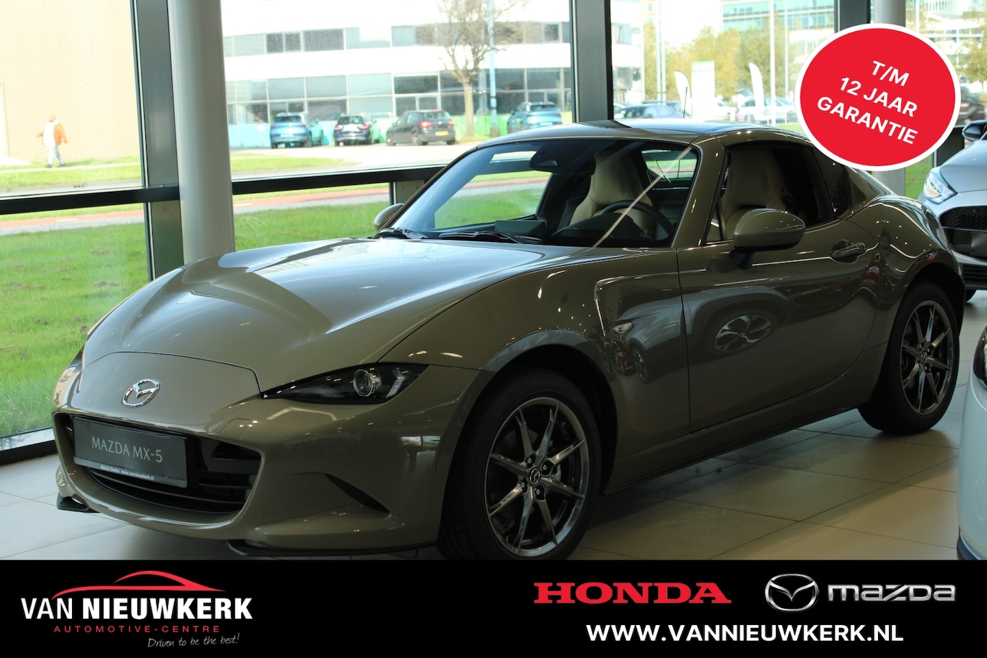 Mazda MX-5 RF - 1.5 Skyactiv-G 132pk Kazari 8.8" Multimedia Nappa Leder Two tone - AutoWereld.nl