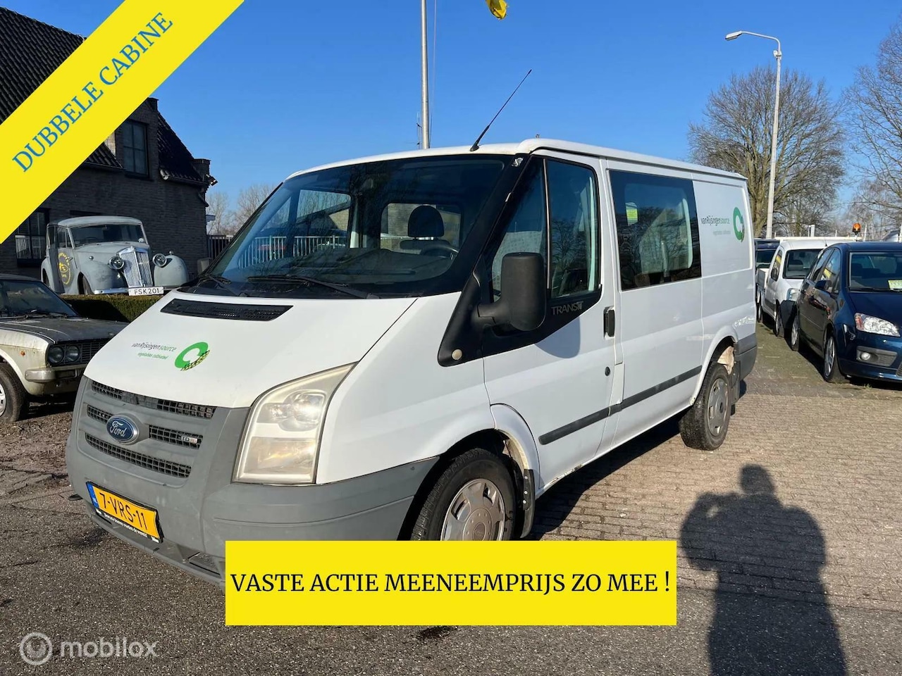 Ford Transit - 260S 2.2 TDCI DC DUBBELE CABINE, AIRCO ENZ ZIE TEKST - AutoWereld.nl