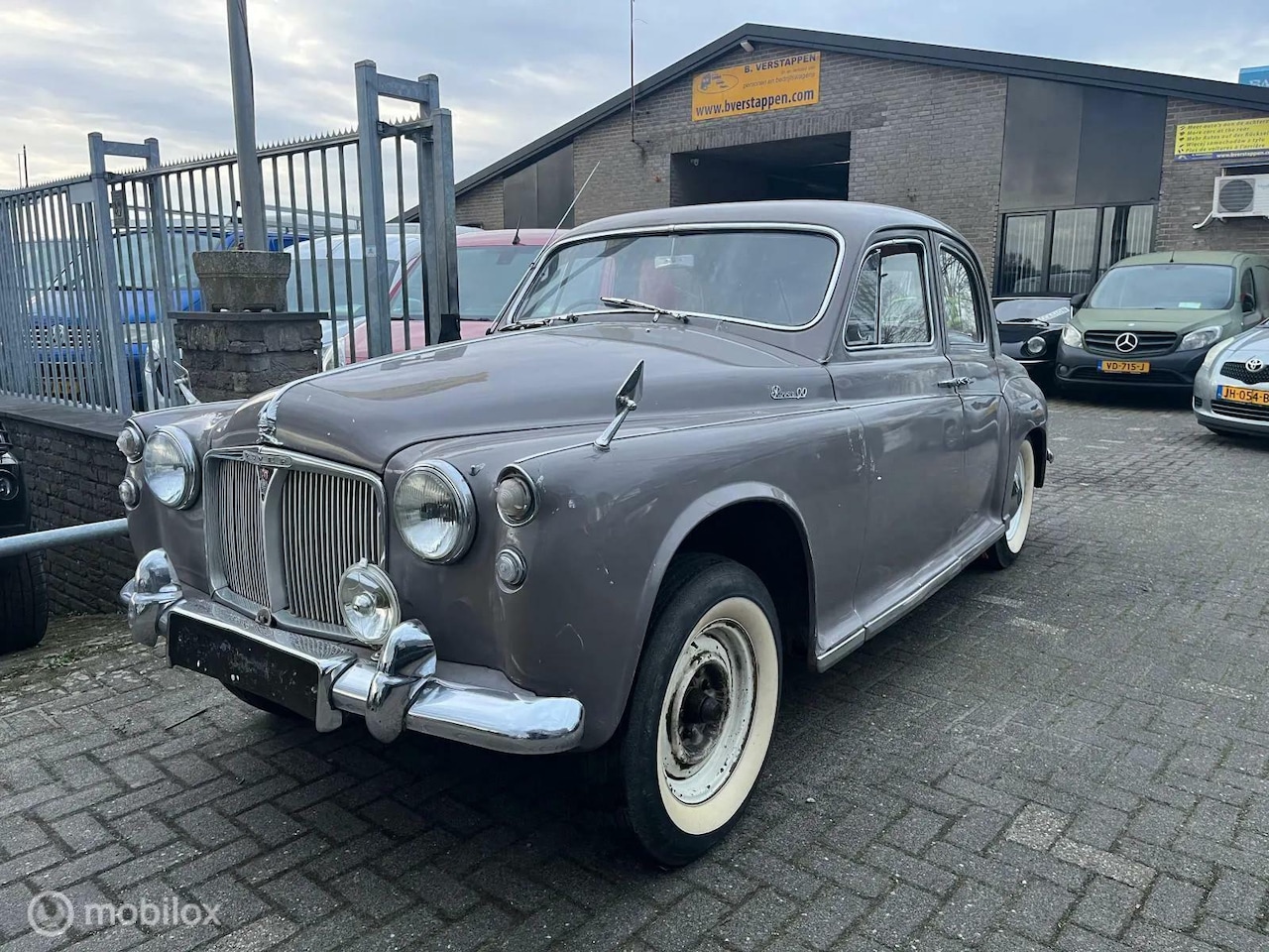 Rover P4 - 90 P4 Saloon Oldtimer uit Engeland, bj. 1959, leuk winter project - AutoWereld.nl