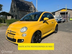 Fiat 500 - 0.9 TwinAir Turbo 500S SPORT UITVOERING MET OA ZWARTE HEMEL EN AIRCO