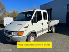 Iveco Daily - 35S 35S10SV EURO 3 DUBBELE CABINE OPEN LAADBAK, AIRCO ENZ VASTE PRIJS EXCL. BTW ZO MEE