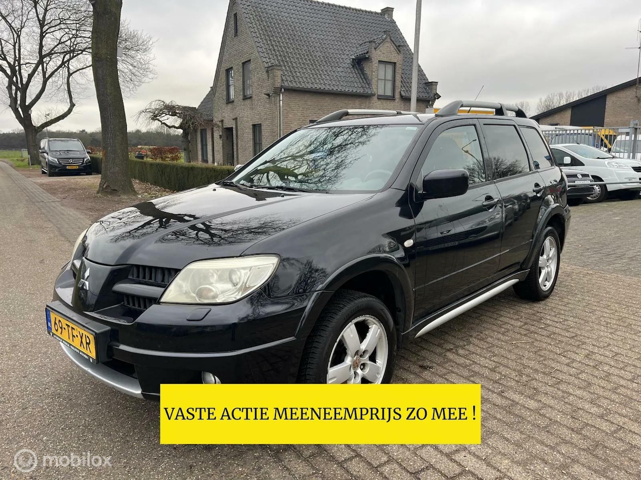 Mitsubishi Outlander - 2.4 MIVEC 4WD, AIRCO 4X4, VASTE EXPORT MEENEEMPRIJS ZO MEE !!! - AutoWereld.nl