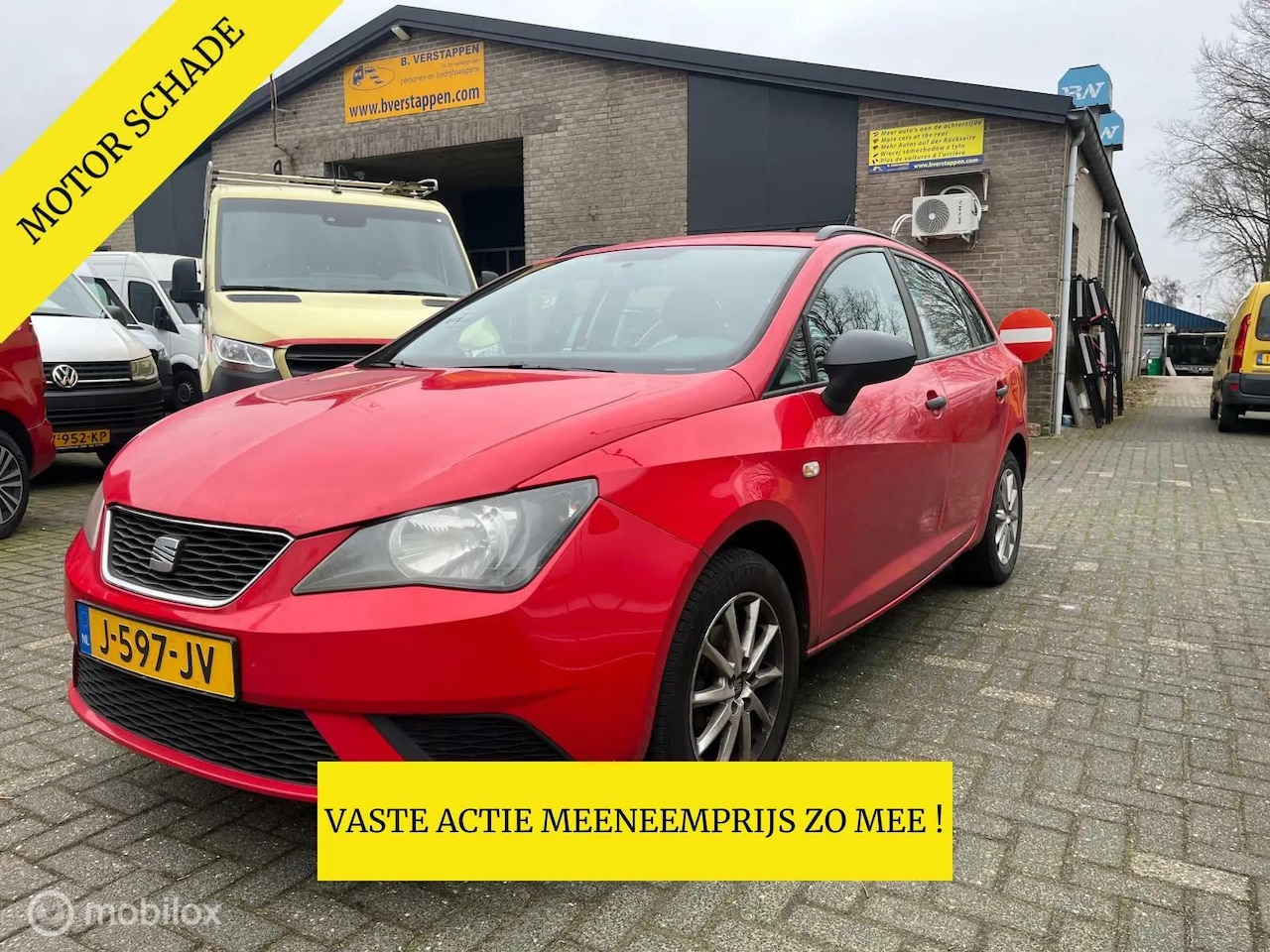 Seat Ibiza ST - 1.2 Style MOTORSCHADE !!! ENGINE BROKEN !!! - AutoWereld.nl