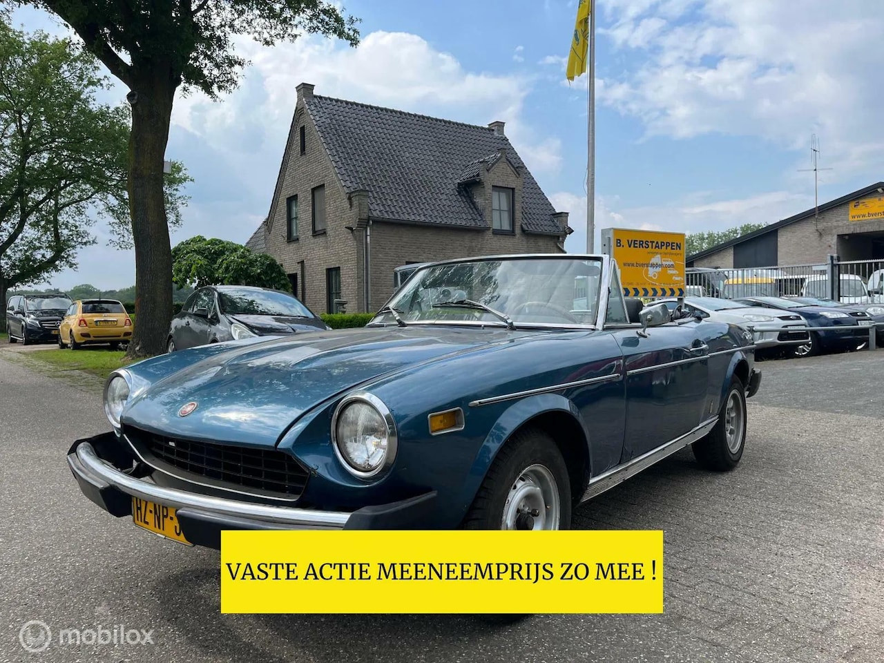 Fiat 124 Spider - 1800 Sport NL KENTEKEN, SCHUURVONDST, RIJDEND PROJECT - AutoWereld.nl