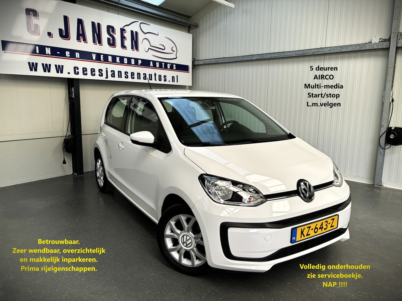 Volkswagen Up! - 1.0 BMT move up! MOOIE AUTO !!! - AutoWereld.nl