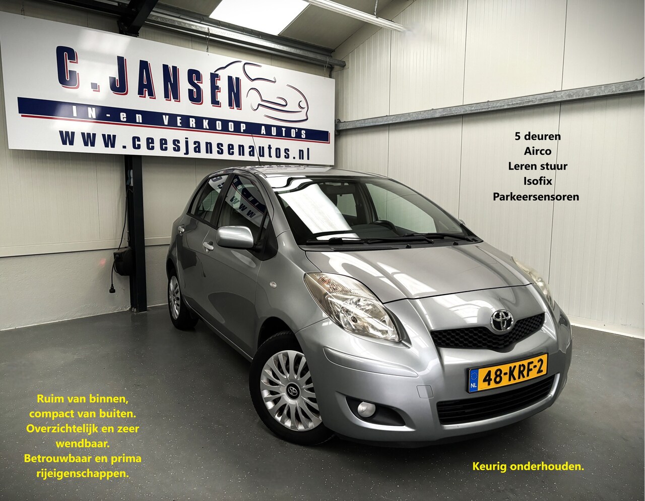 Toyota Yaris - 1.3 VVTi Aspiration KEURIGE AUTO !! - AutoWereld.nl