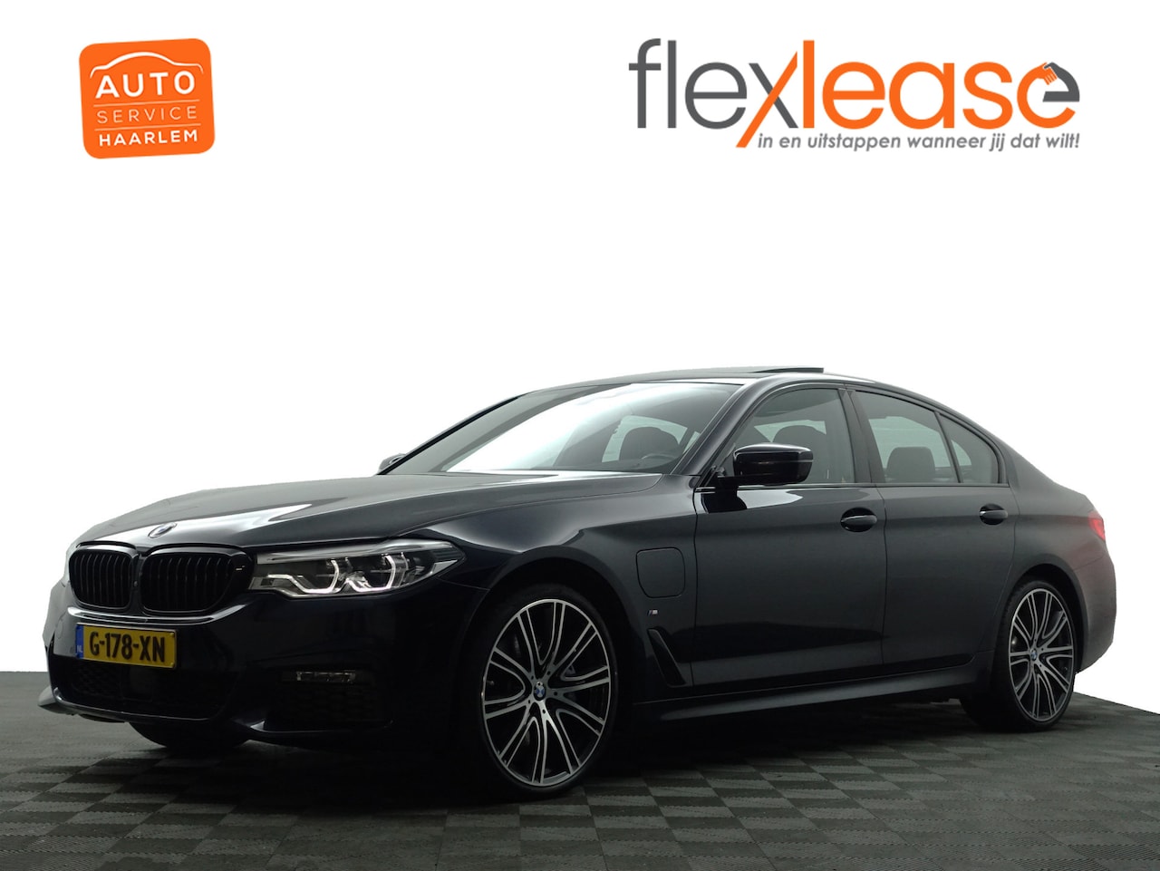 BMW 5-serie - 530e iPerformance eDrive M Sport- Schuifdak, Head Up, Harman Kardon, Stuur/Stoelverwarming - AutoWereld.nl