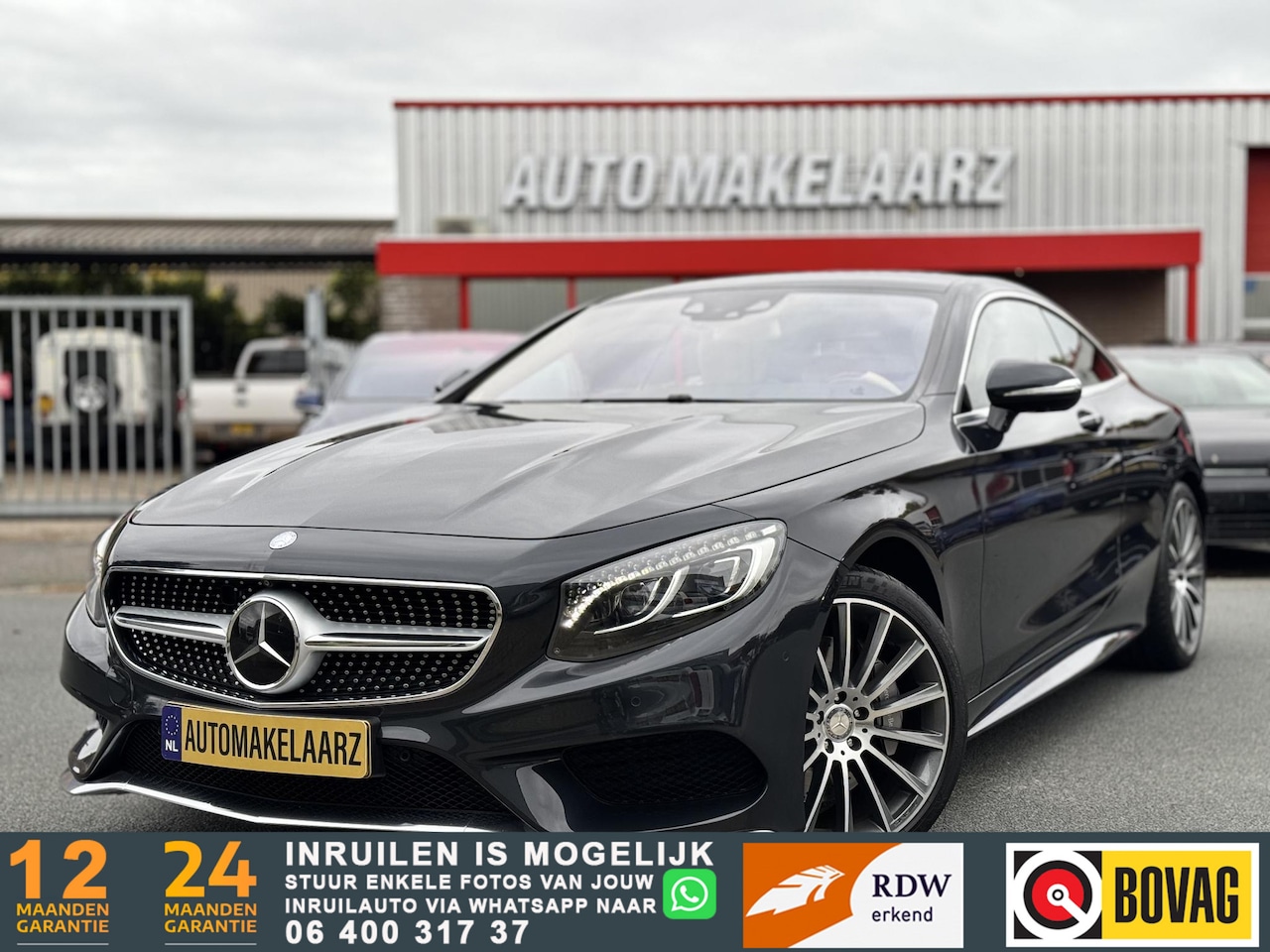 Mercedes-Benz S-klasse Coupé - S500 4Matic AMG NAP PANO NIGHT VISION DESIGNO FULL - AutoWereld.nl