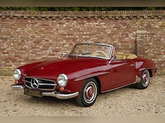 Mercedes-Benz SL-klasse Cabrio - 190 Stunning period-correct "Mittelrot" over light brown livery, In restored condition, Re