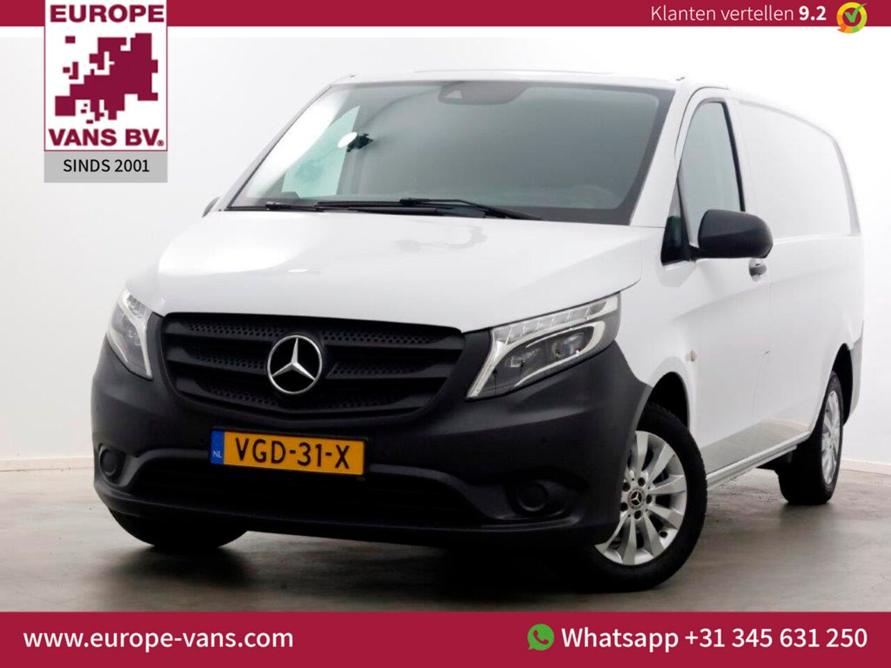 Mercedes-Benz Vito - 114 CDI 136pk RWD Lang 7G Automaat Airco/Navi/Camera/LED 09-2020 - AutoWereld.nl