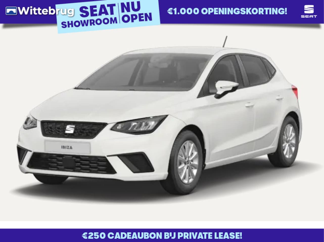 Seat Ibiza - 1.0 EcoTSI Style / 15 inch lichtmetalen velgen / Cruise Control / Apple CarPlay™ & Android - AutoWereld.nl