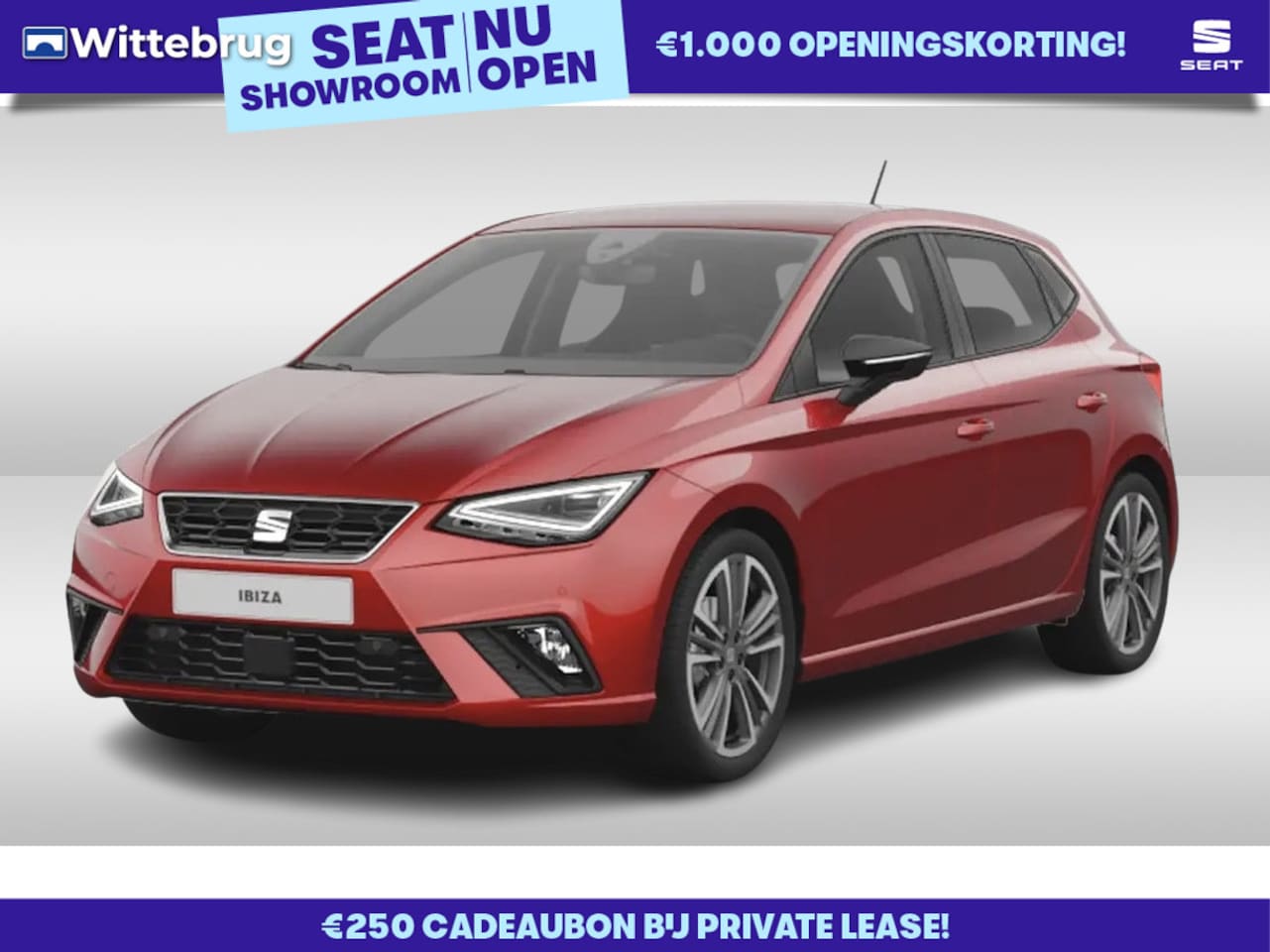 Seat Ibiza - 1.0 EcoTSI Style Business Connect / App Connect / Parkeersensoren Achter / Airconditioning - AutoWereld.nl