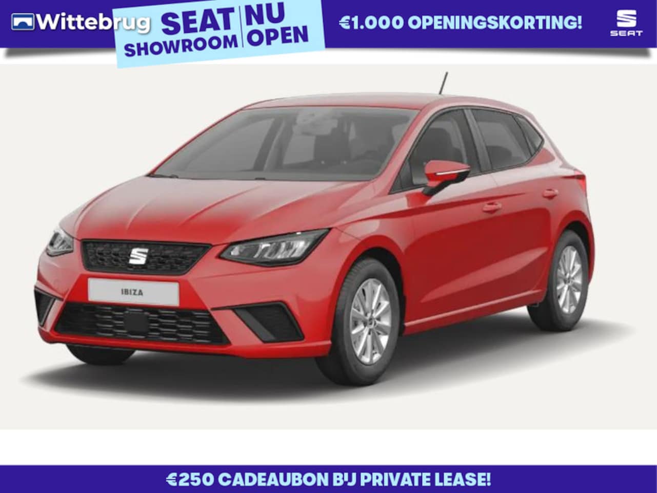 Seat Ibiza - 1.0 EcoTSI Style 15 inch lichtmetalen velgen / Cruise Control / Apple CarPlay™ & Android A - AutoWereld.nl