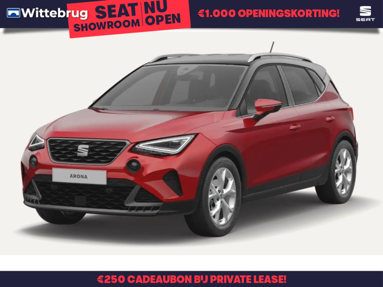 Seat Arona - 1.0 EcoTSI FR Business Connect / Keyless Entry & Go / Achteruitrijcamera / Grootlicht assi - AutoWereld.nl