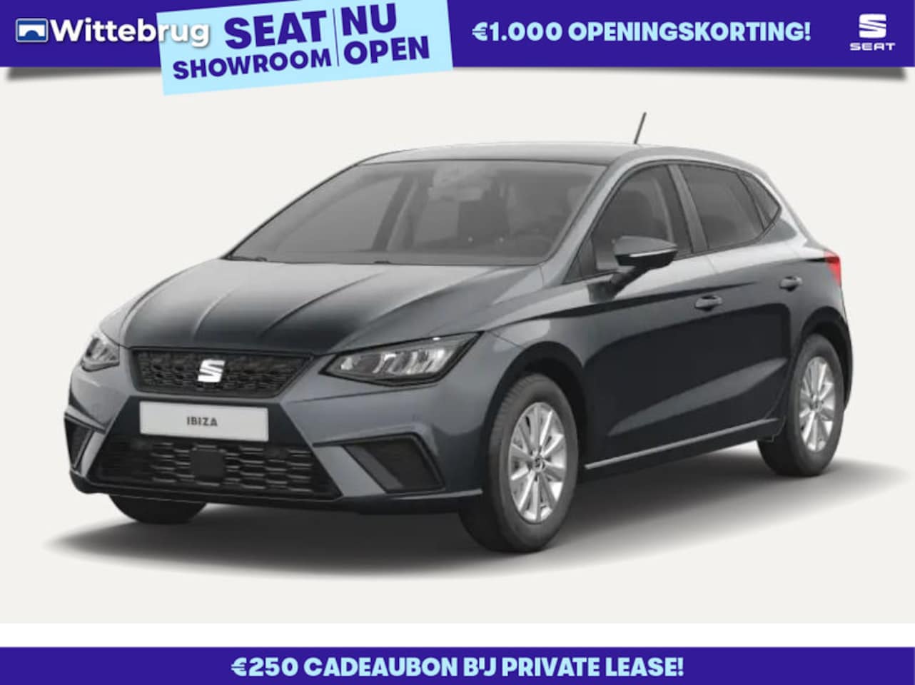 Seat Ibiza - 1.0 EcoTSI Style Business Connect Cruise Control / 15 inch lichtmetalen velgen / Parkeerse - AutoWereld.nl