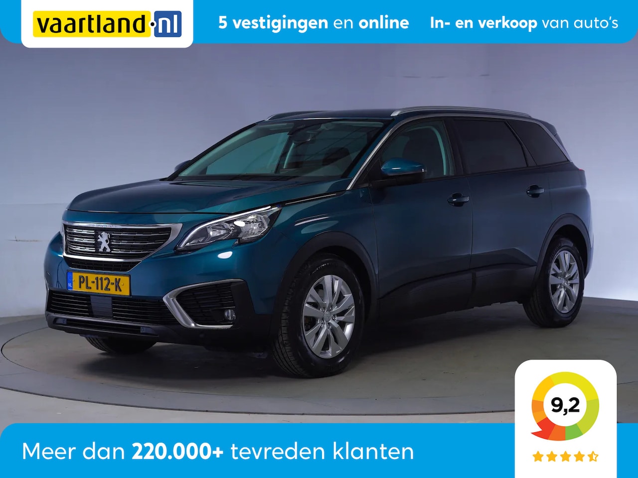 Peugeot 5008 - 1.2 Executive 7 persoons [ Navigatie Cruise Automaat] - AutoWereld.nl