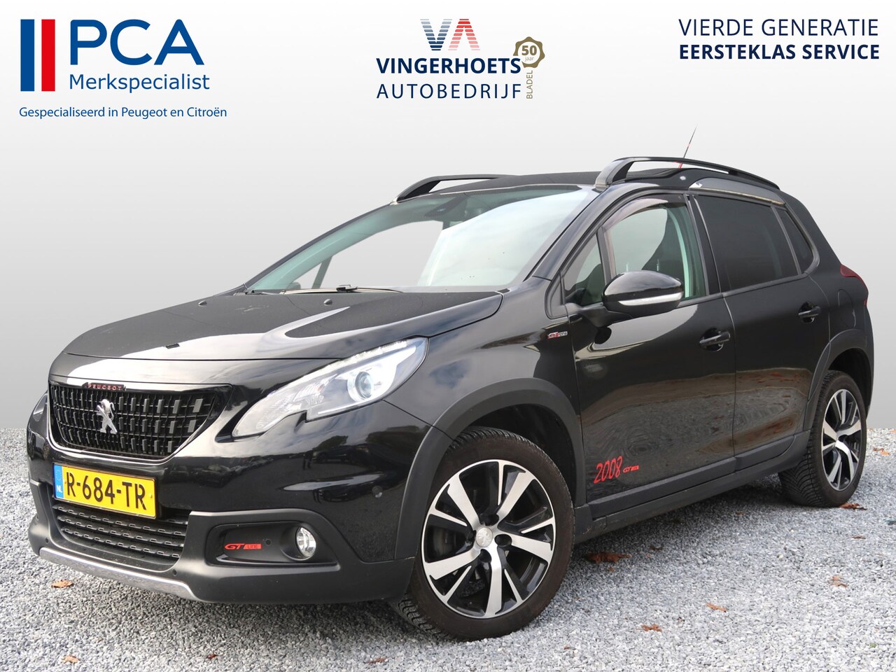 Peugeot 2008 - 110 Pk Benzine * Automaat * Luxe & zéér Sportieve GT Line uitvoering * Navigatie * 1/2 Led - AutoWereld.nl