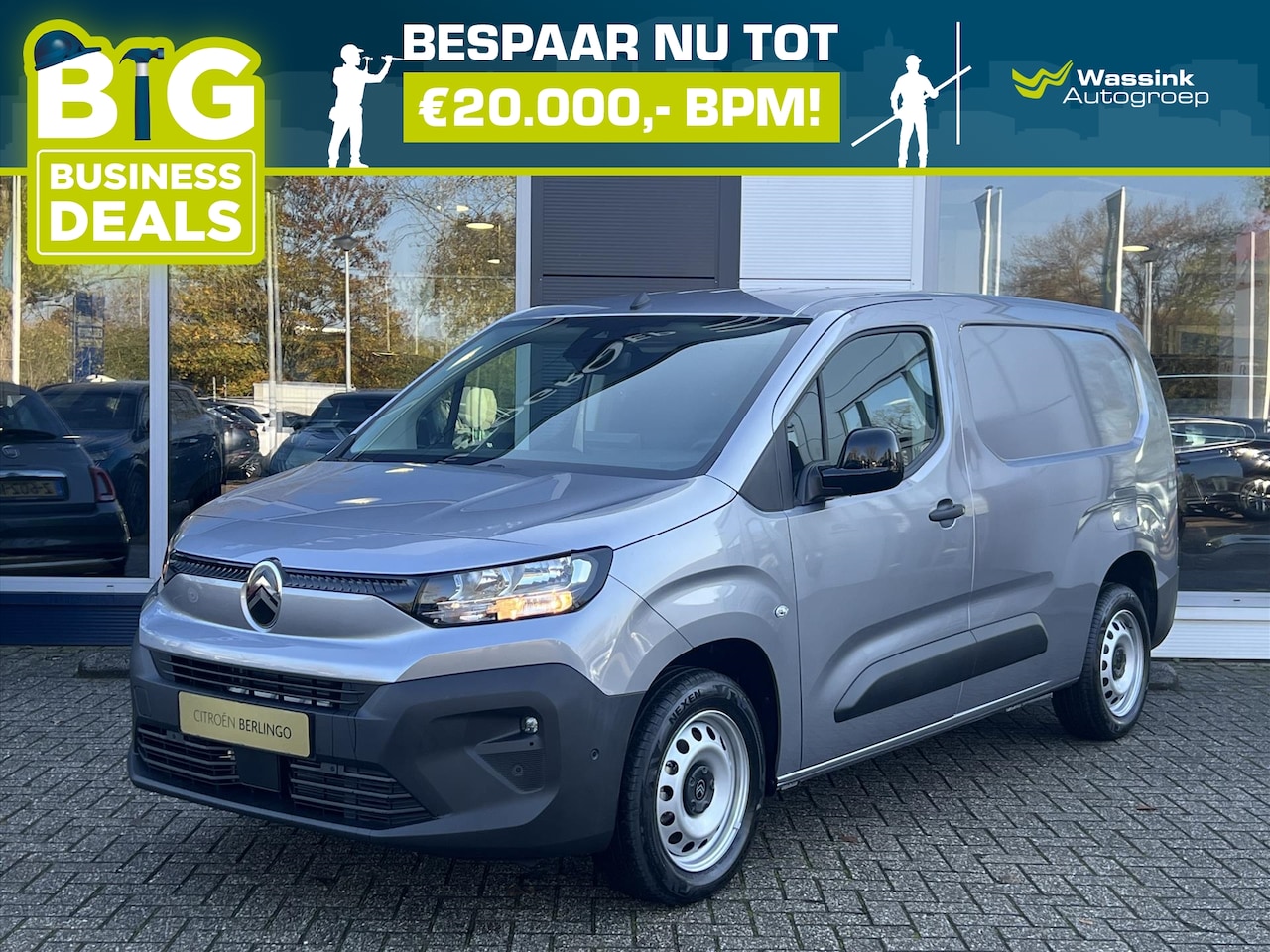 Citroën Berlingo - Van GB 3-zits 1.5HDi 130pk Automaat L2 | Navigatie | Camera achter | Sensoren rondom | Cru - AutoWereld.nl