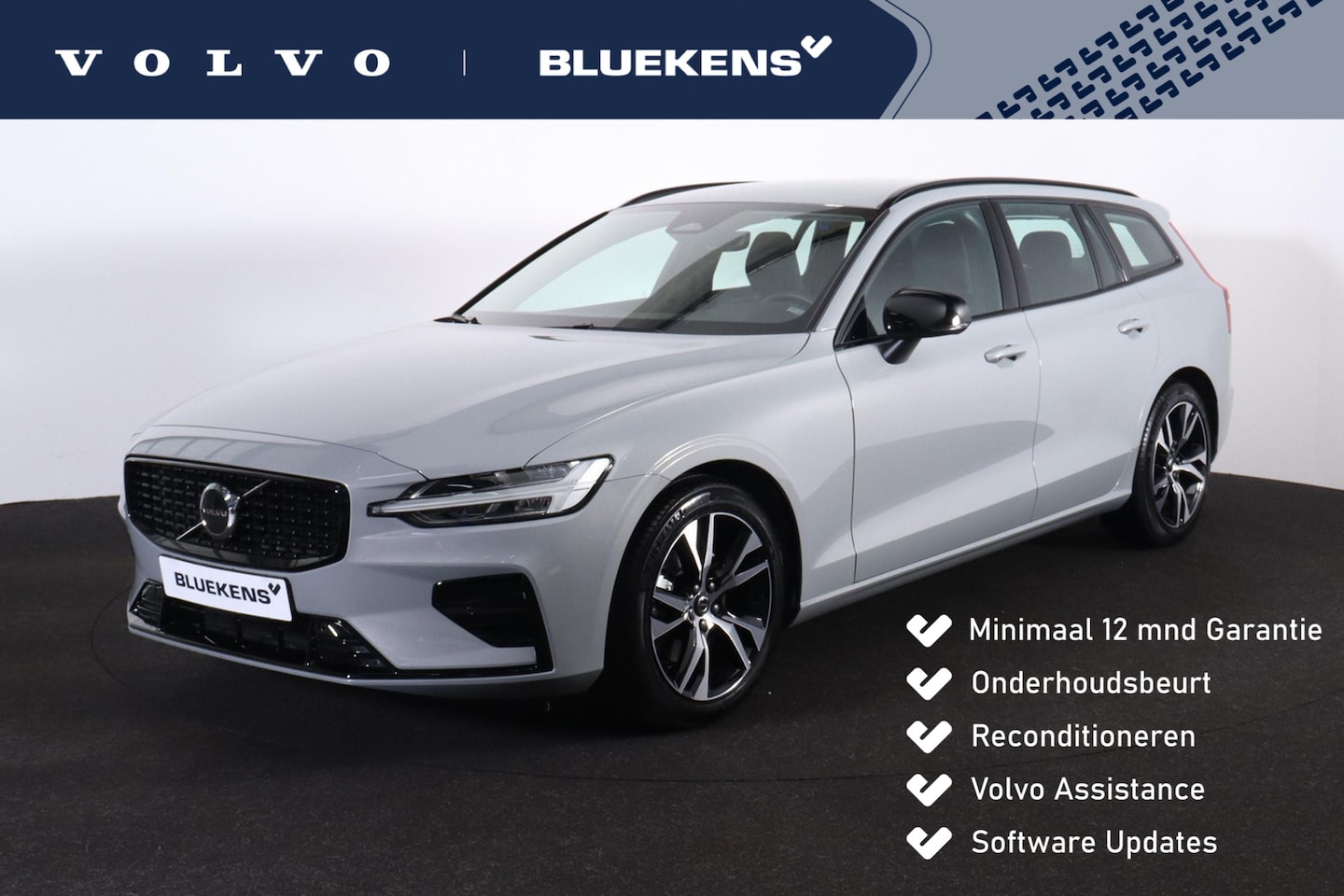 Volvo V60 - B4 Plus Dark - IntelliSafe Assist & Surround - Verwarmde voorstoelen, stuur & achterbank - - AutoWereld.nl